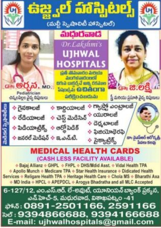 ujwal hospital madhurawada phone number - RoadTaka